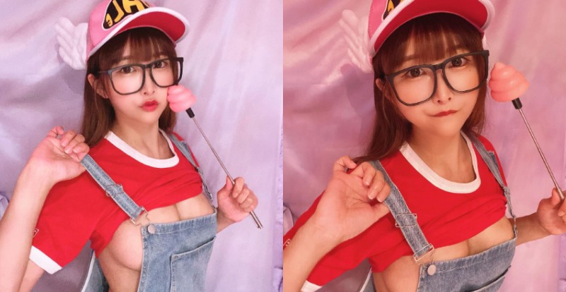 【蜗牛电竞】「大奶版阿拉蕾」衣不蔽體快遮不住胸前渾圓　童顏巨乳太誘惑