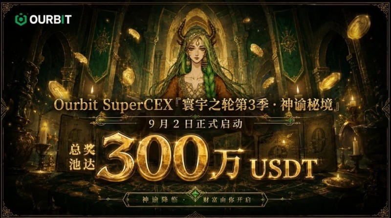 【蜗牛电竞】Ourbit「寰宇之轮」第三季启动:300万USDT奖池,「命运抽牌」+「合约团赛」双玩法并行