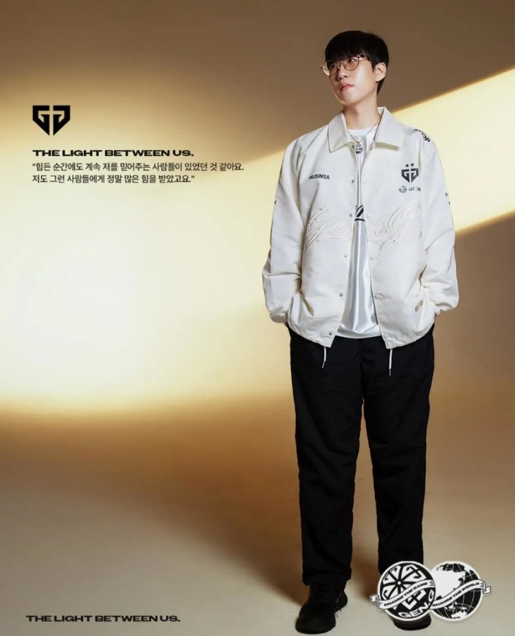【蜗牛电竞】GEN分享Ruler新队服宣传照配文：相信我的人给我了力量✨