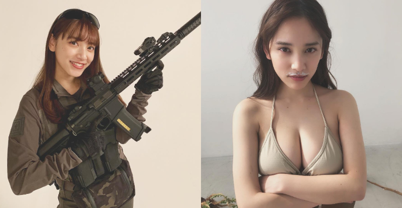 【蜗牛电竞】妹子揪吃雞，輸了森77！「都丸紗也華」迷彩服底隱藏火辣曲線