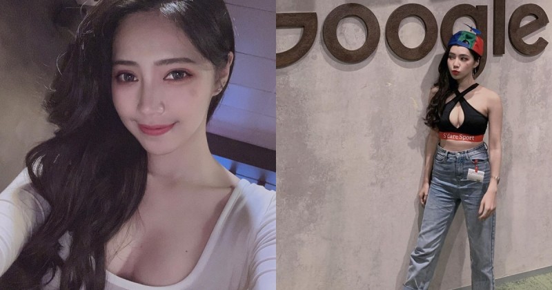 【蜗牛电竞】害工程師不能專心工作！美乳正妹「Cindy如如」參觀google辦公室，瞬間變成「gOOgle」了啦！