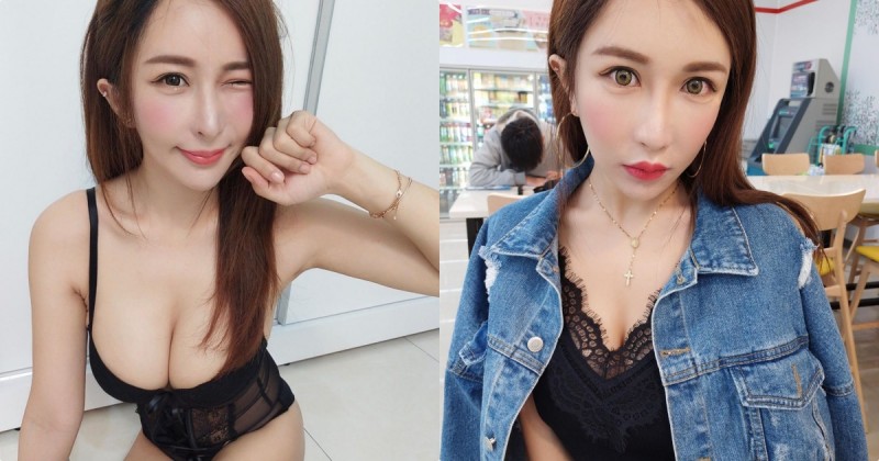 【蜗牛电竞】好兇！超商座位區發現F罩杯「奶油妹」，低胸爆乳模樣要辣暈客人了！