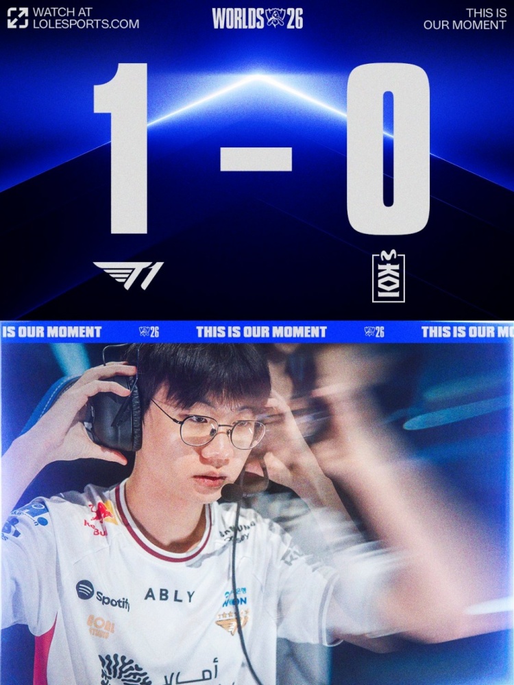 【蜗牛电竞】🎮有惊无险!Doran安蓓萨零失误主宰战场 Supa卡莎白给T1赢首局